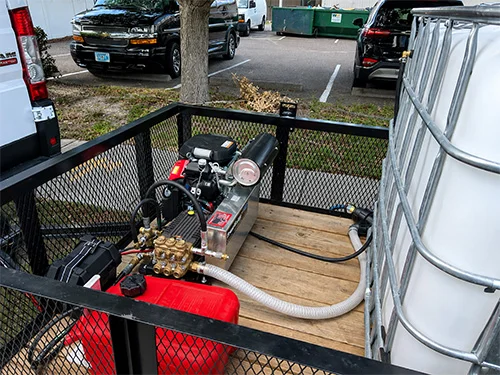 Outdoor plumbing repair