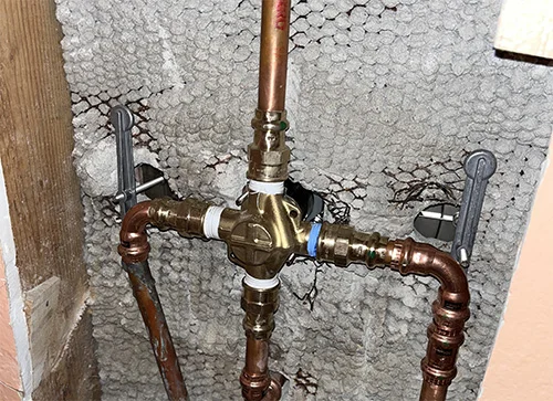 Plumbing equipment installation